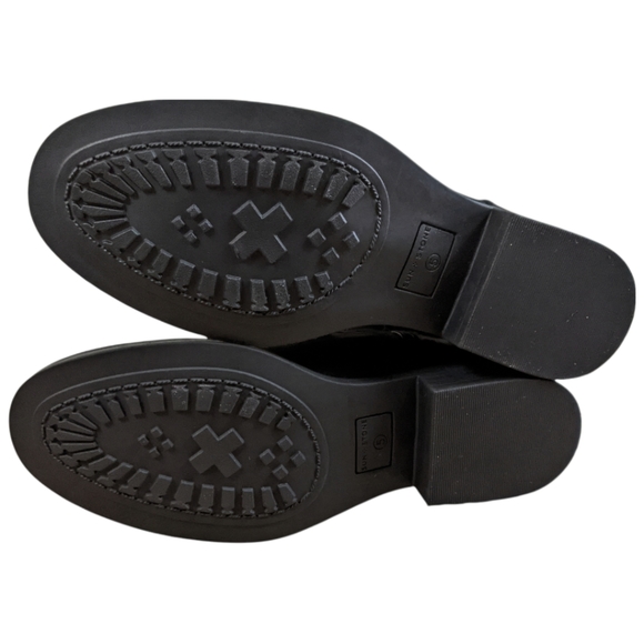 Sun and Stone Women's Over the Knee Allicce Black Microsuede Boots Size 5 - Picture 10 of 13